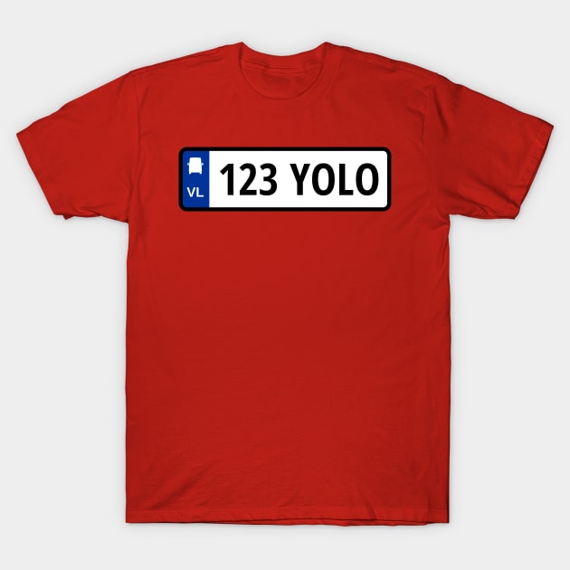 123 YOLO T-Shirt by Van Life Garb